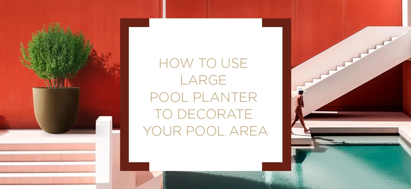 Decorative Modern Pool Planters Ideas